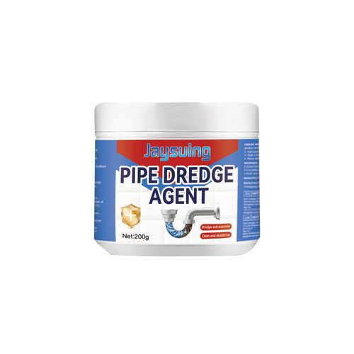jaysuing pipe dredging agent kitchen bathroom drain pipe clogged cleaning and dredging agent stain deodorization