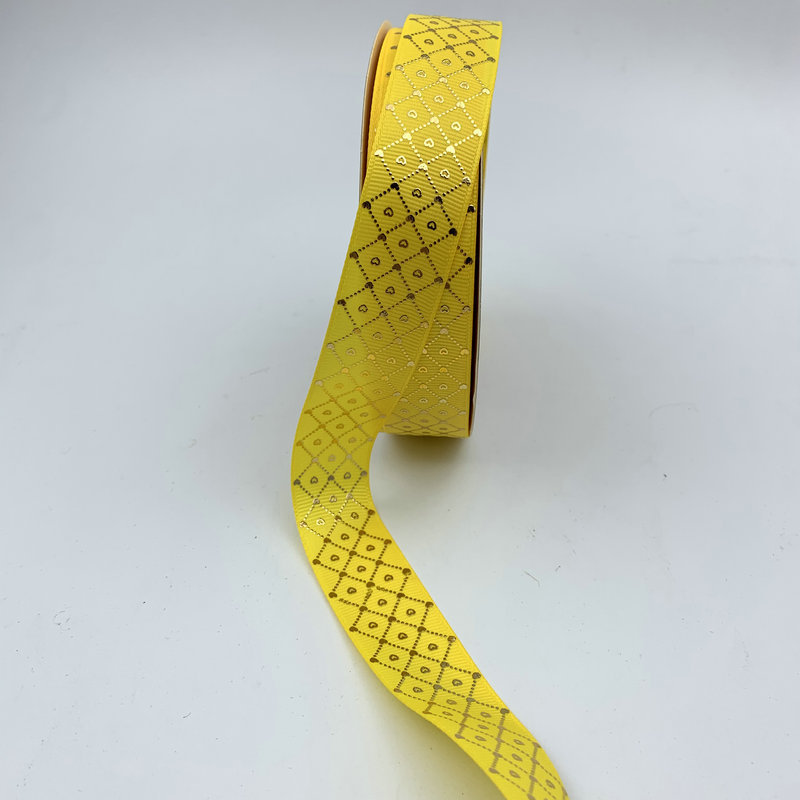 25mm hilo rombo Plaid bar bandeja cinta hecha a mano DIY cinta flor caja de regalo embalaje cinta de fijación de calor impresión