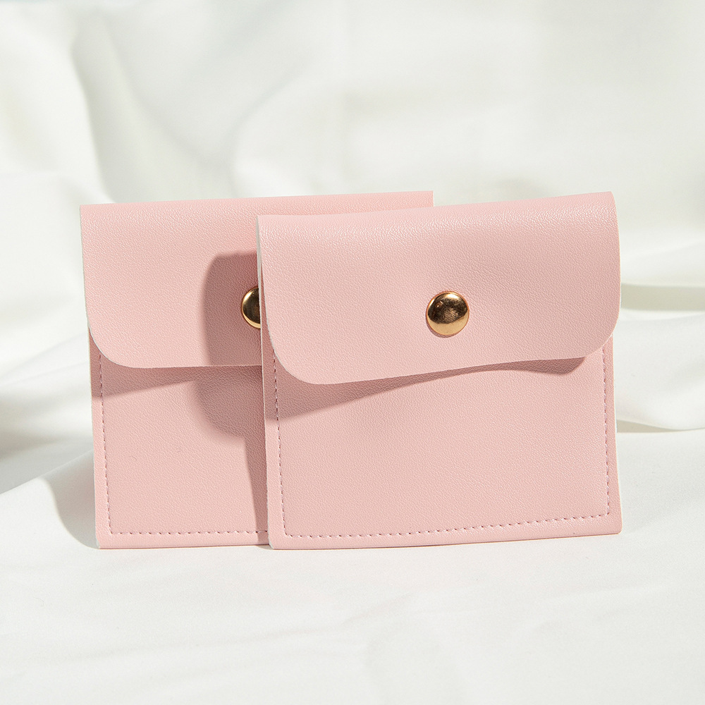 10g Weight Jewelry Packaging Bags Classification 1 Piece Quantity Daily Occasion Pu Leather Material Solid Color Pattern Simple Style Style 1 Piece Pu Leather Simple Style Daily Solid Color Jewelry Packaging Bags 8