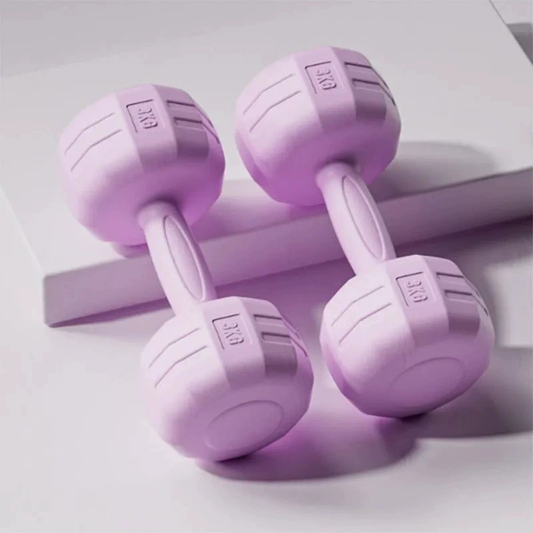 Lady purple (Tire small dumbbells/Unslip) 6KG (3KG two) [Advanced training]