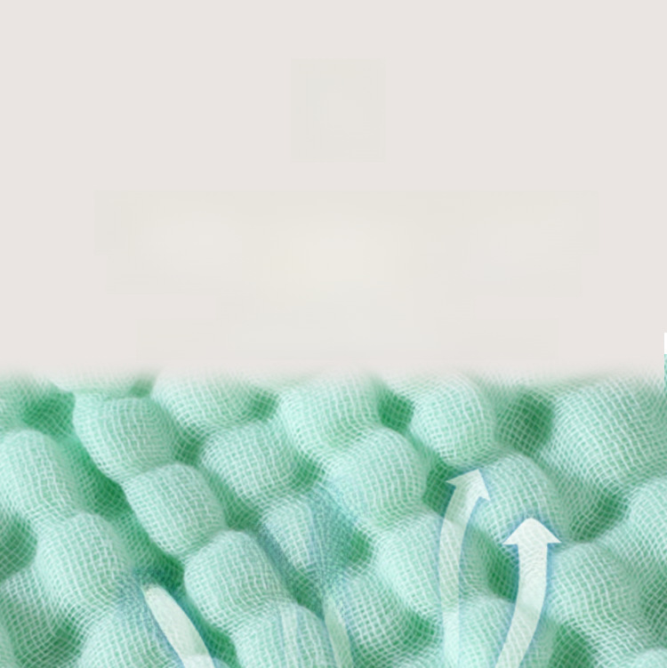 Cross-Border baby gauze 6 layers of children's embrace 105*105 baby bath towel soft absorbent breathable maternal and child products