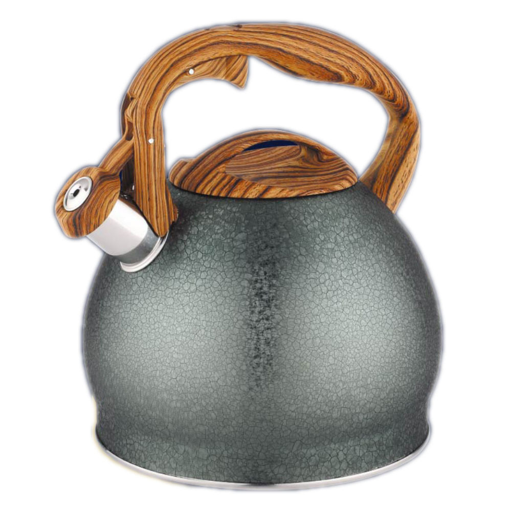 Hervidor de Agua Silbante KV-553 de Acero Inoxidable 201 para Estufa de Gas y Cocina de Inducción
