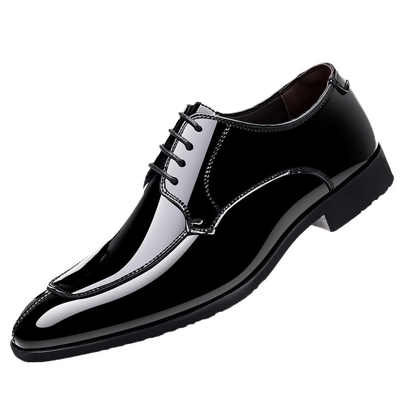 Nuevos zapatos de cuero de tamaño grande primavera y otoño, ropa de negocios transpirable, estilo británico, zapatos casuales suaves para hombres.