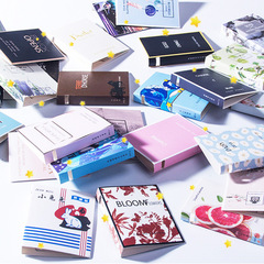 Drainage gift Q version pocket perfume card light fragrance male and female student perfume trial size perfume sample 2ml