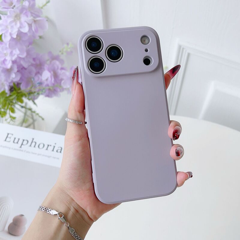 适用iPhone17promax全系列魔方直边液态硅胶手机壳全包精孔手机壳|undefined