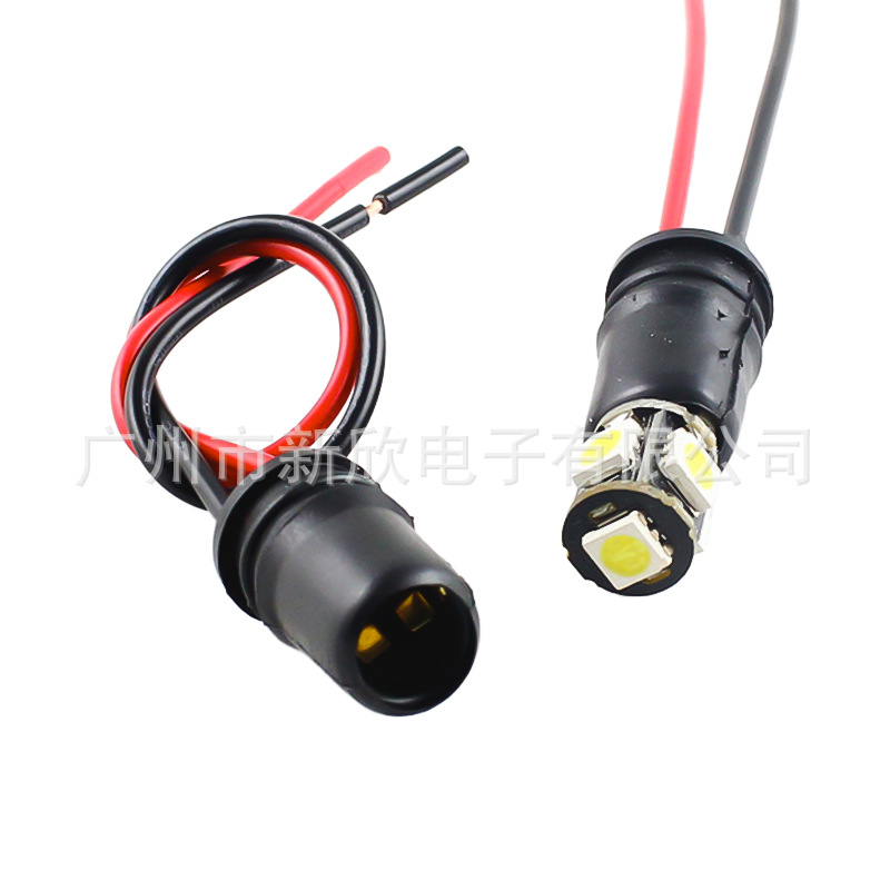 Interfaz T10 para automóviles con cable T15 con cable T10 para LED con cable T15 con cable T10 interfaz de plástico