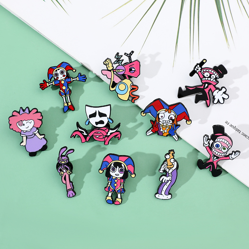 Cute Style Cute Pin Cartoon Character Alloy Plating Unisex Brooches