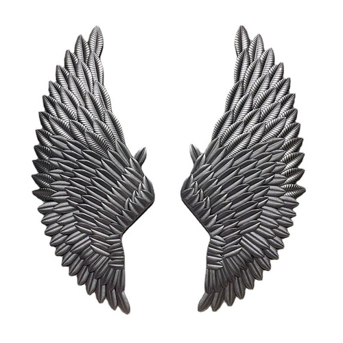 Retro industrial style wall iron wings wall hanging wall decoration bar loft background wall decoration three-dimensional pendant wholesale