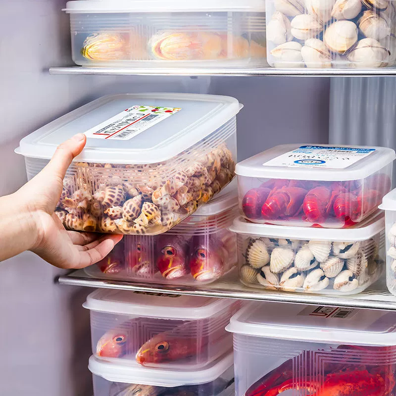Прозрачная компактная коробка для хранения свежих продуктов с крышкой, яичный д dumpling пластиковая коробка для замороженного мяса, может использоваться в микроволновой печи