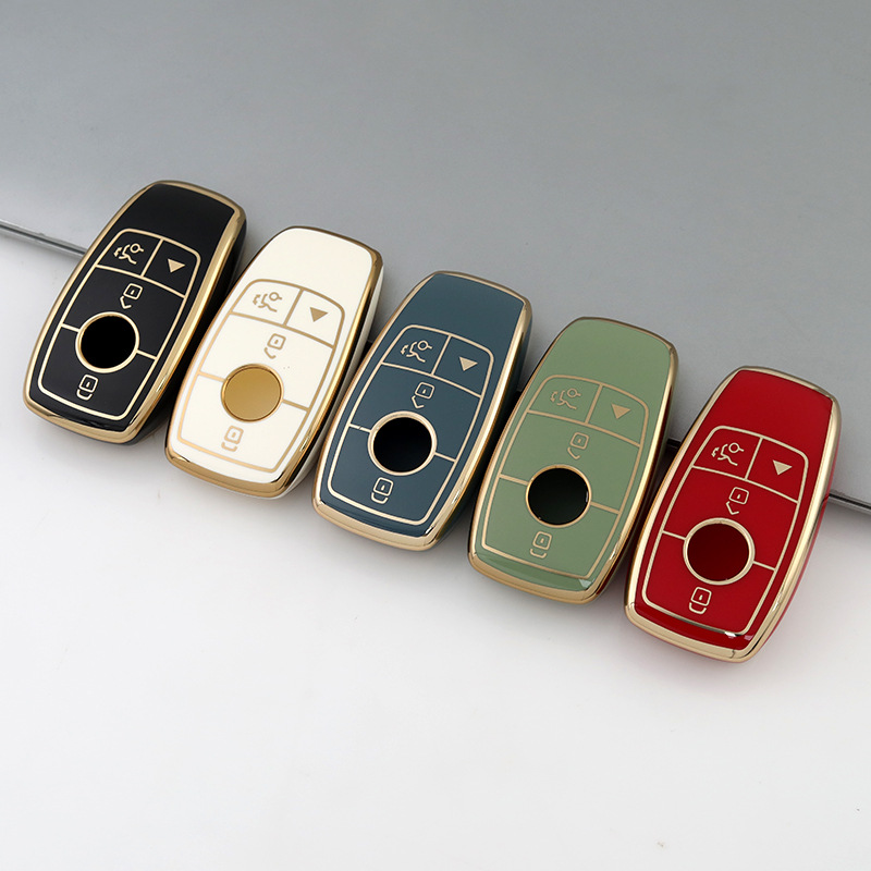 奔馳鑰匙套適用E級E200LE300L C級C200LC260L GLC300L保護殼包