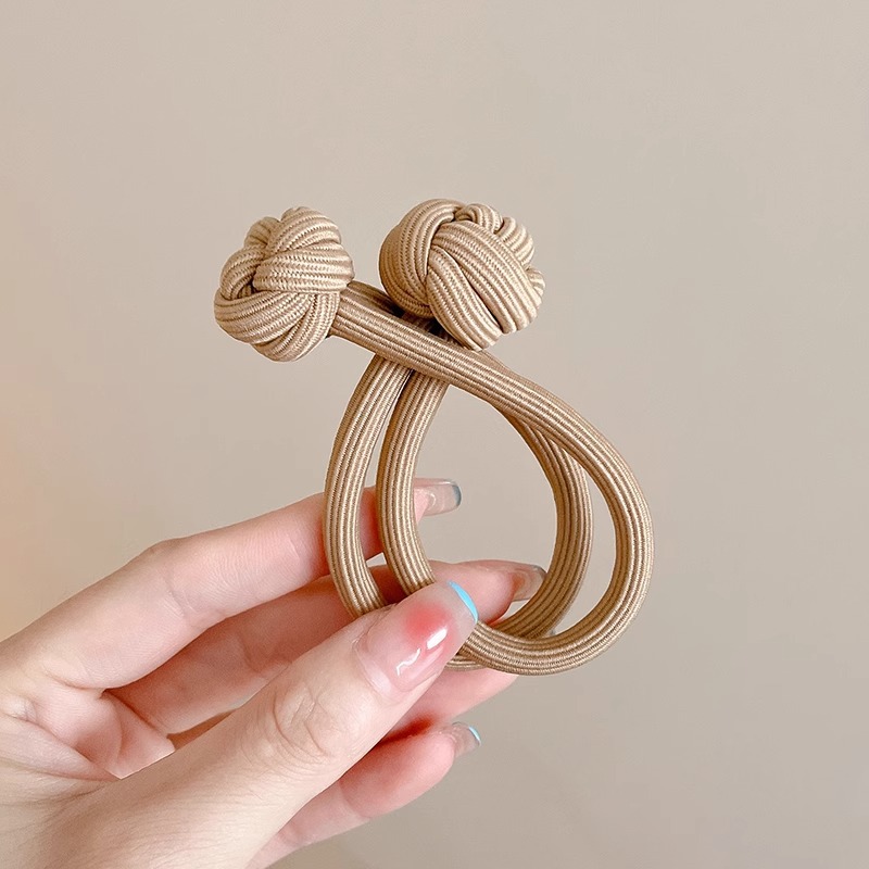 Chica Rosa alta Cola de Caballo lazo del pelo cuerda de pelo gruesa banda de pelo durable alta cuerda de Pelo elástico hembra no duele el pelo banda de goma Mujer