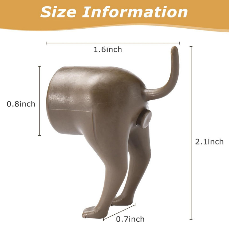 New Pooping Dog Butt Toothpaste Topper_voghion.com