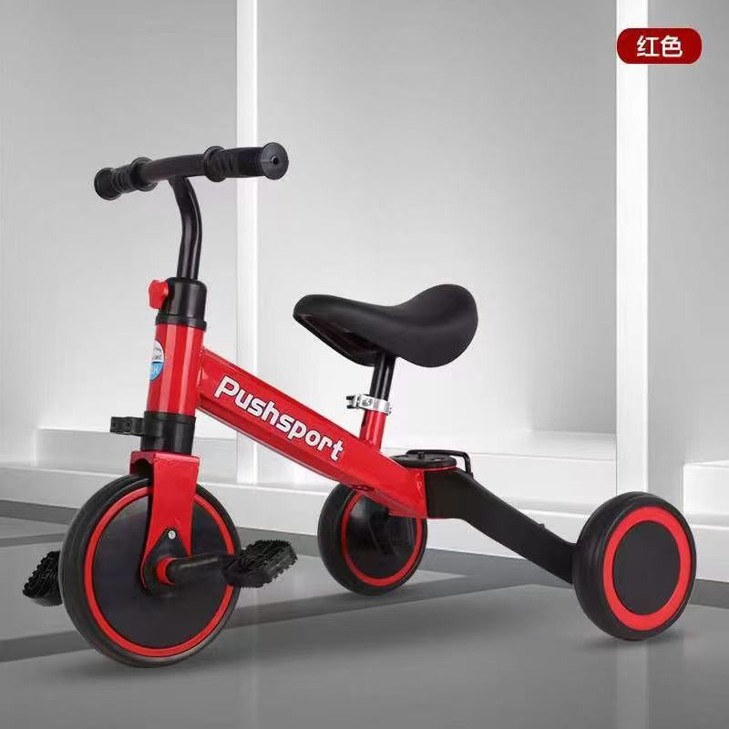 Triciclo Infantil 1–6 Años — Bicicleta de Empuje para Bebés Multimodo