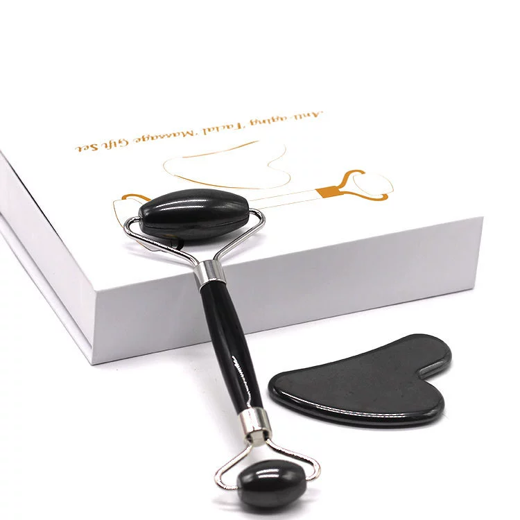 Magnetic massager, cosmetic set jade