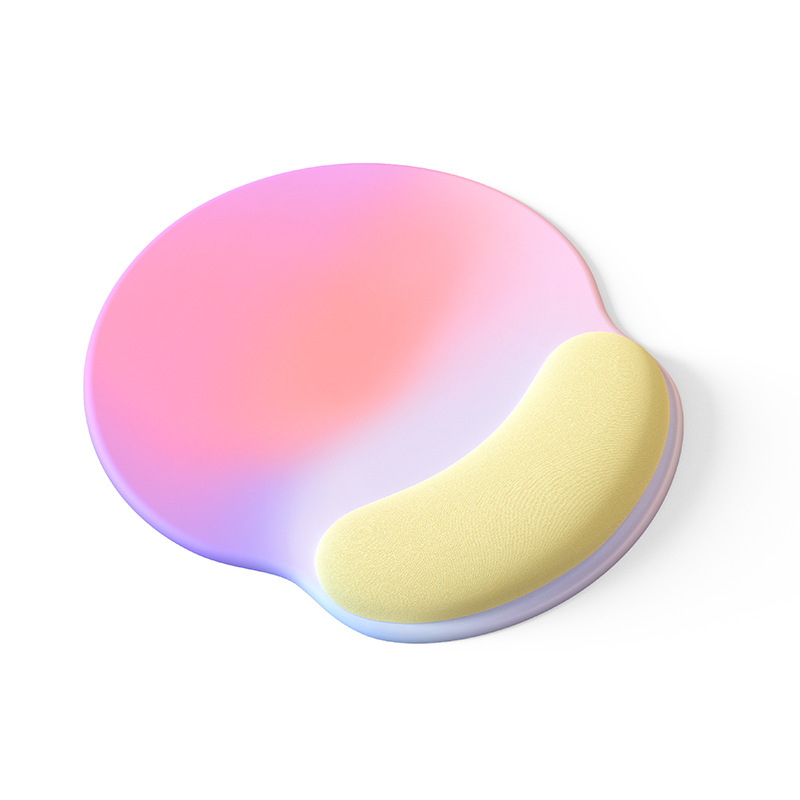 Nuevo gradiente mouse pad silicona muñeca pad estilo simple niños y niñas antideslizante portátil pulsera hermosa
