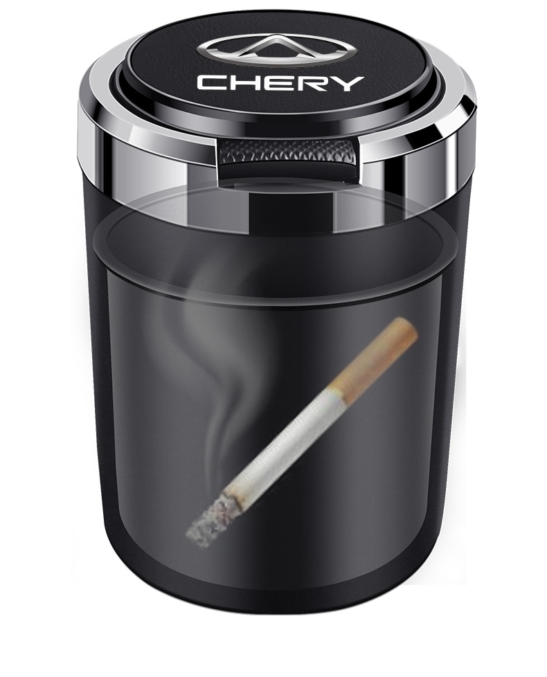 Suitable for Chery Erez 5PLUS Tiggo 7 3x 5x 8PRO car ashtray with cover metal liner flame retardant
