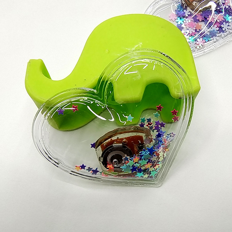 幻彩带灯爱心亮片标