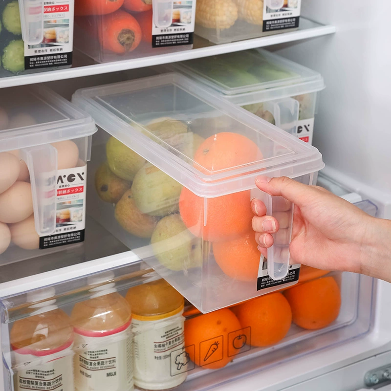 Коробка для хранения продуктов в холодильнике на кухне, коробка для свежих продуктов, яица, пищевой класс, с ручкой