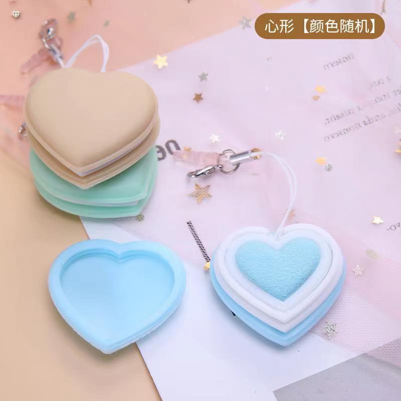 New Macaron Phone Screen Cleaning Heart Camera Silicone Charm Cartoon Cleaner