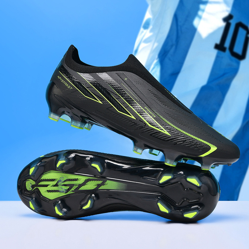 Zapatos de Fútbol de Corte Bajo con Tejido de TPU Transpirable para Césped Artificial y Natural