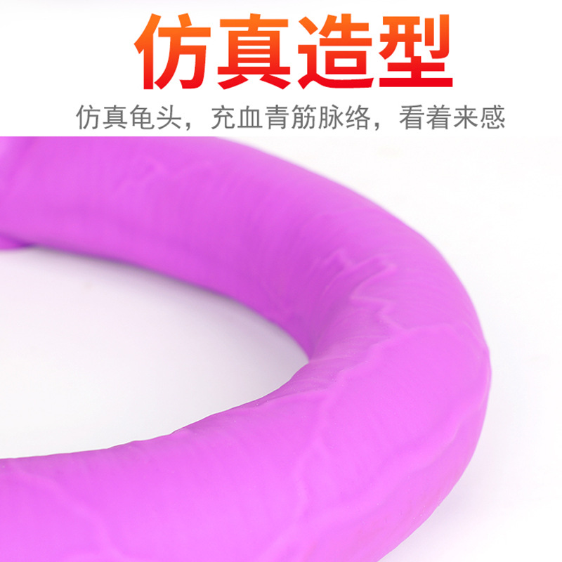 Doble cabeza pene masturbación femenina SM juguetes sexuales back Court femenino Tong simulación suministros para adultos femenino Les Consolador