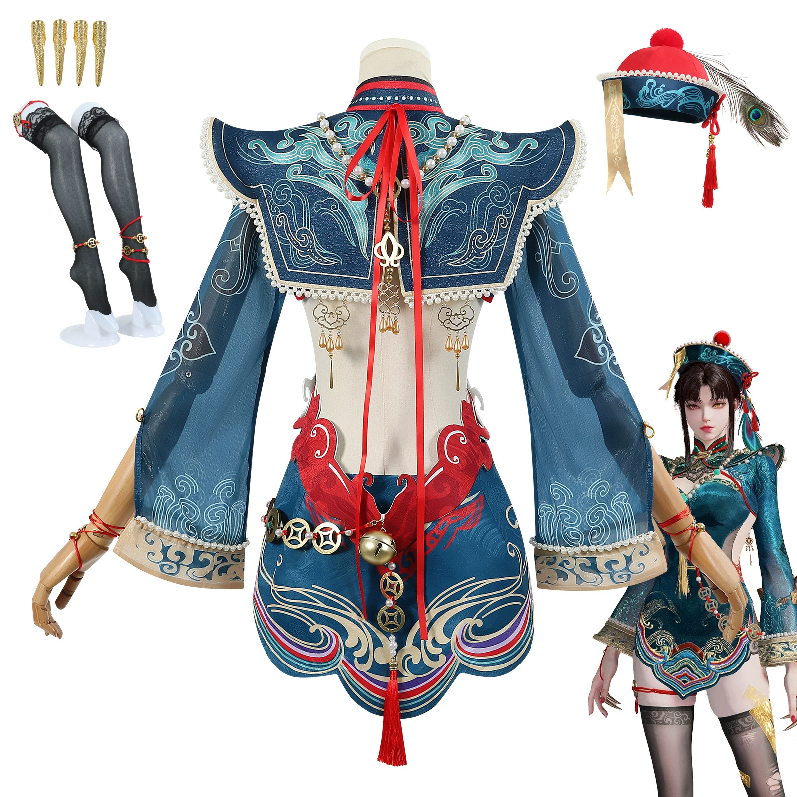 Новый Eternal Job и Wujian Cosmet Little Zombie Jade Lenglong Mo Xingyi косплей персонажа 2D аниме