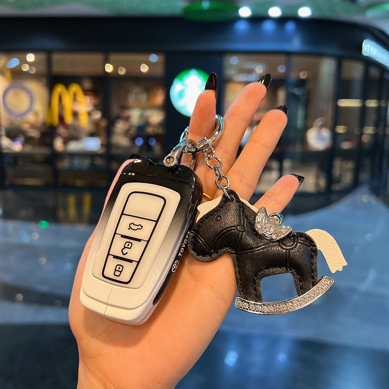 토요타 3버튼 고급 흑백 + 라이트 럭셔리 다크호스