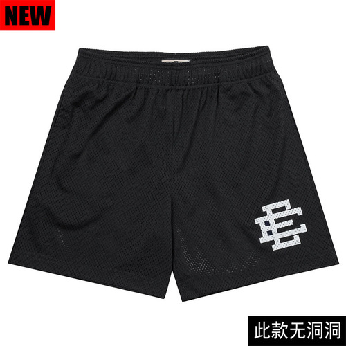 American shorts, casual fitness sports, basketball pants, running, breathable, quick-drying, beach track and field quarter pants, trendy brand shorts