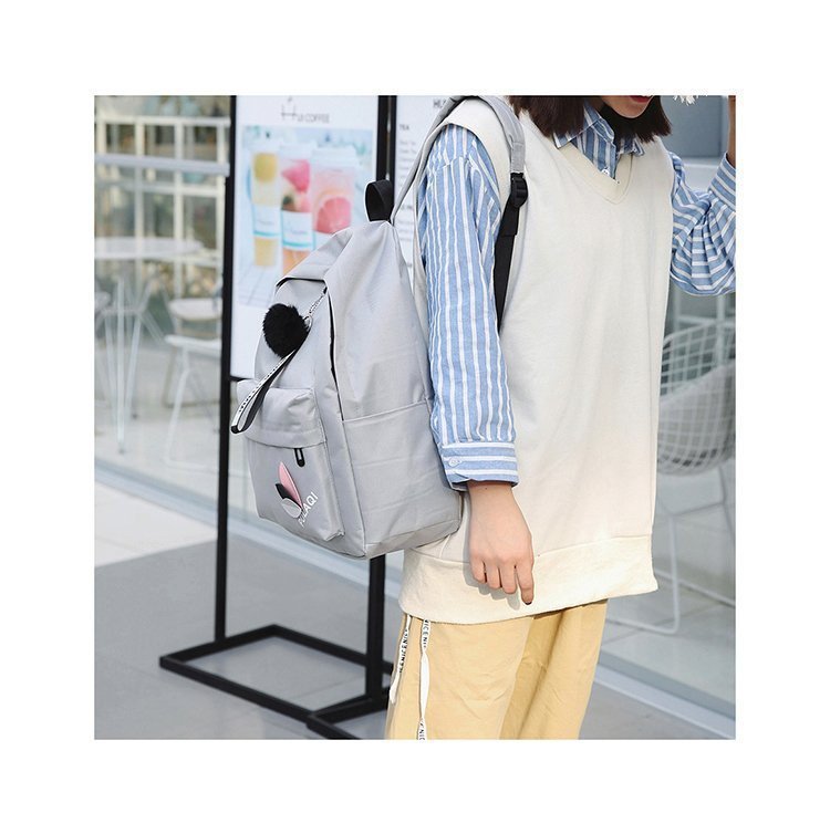 キャンバスバックパック女性用 2025 新しいカレッジスタイル韓国スタイルモリシリーズ Baoyue Xiaoxin 中学生バッグ|undefined