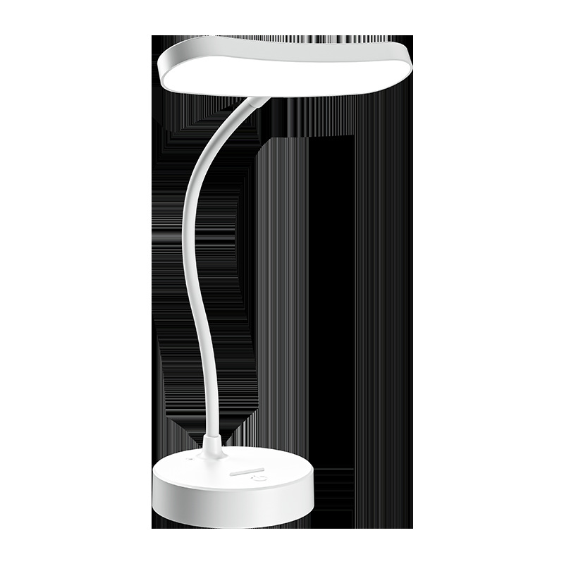 Estudiantes de lectura y aprendizaje lámpara de protección de ojos dormitorio lámpara de escritorio base redonda lámpara de escritorio pequeña lámpara de escritorio USB lámpara de cabecera de oficina inteligente ahorro de energía
