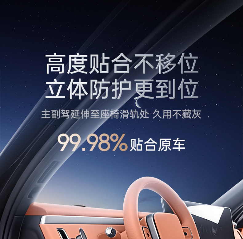 Suitable for NIO ES8, TPE 26 models, 5, 6, 7-seater car interior starry sky carpet floor mats and trunk mats