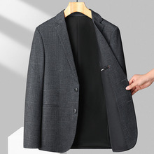 专柜秋冬款男士西服外套婚礼服正装商务休闲羊毛高端保暖西装上衣