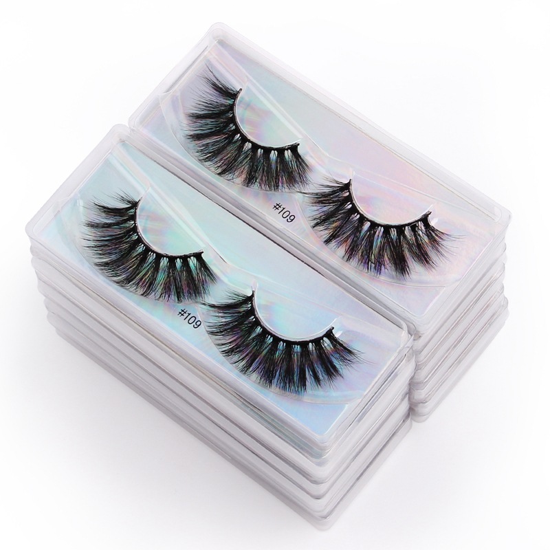 11g Weight False Eyelashes Makeup Tools Types 1 Pair Quantity Imitation Mink Material Eye Pattern Eye Imitation Mink False Eyelashes 1 Pair 5