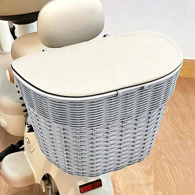 Electric Vehicle Basket Liner Bag Dust Cover Hanging Storage Bag Electric Scooter Basket Storage Box Front-Mounted Liner Pouch Bag