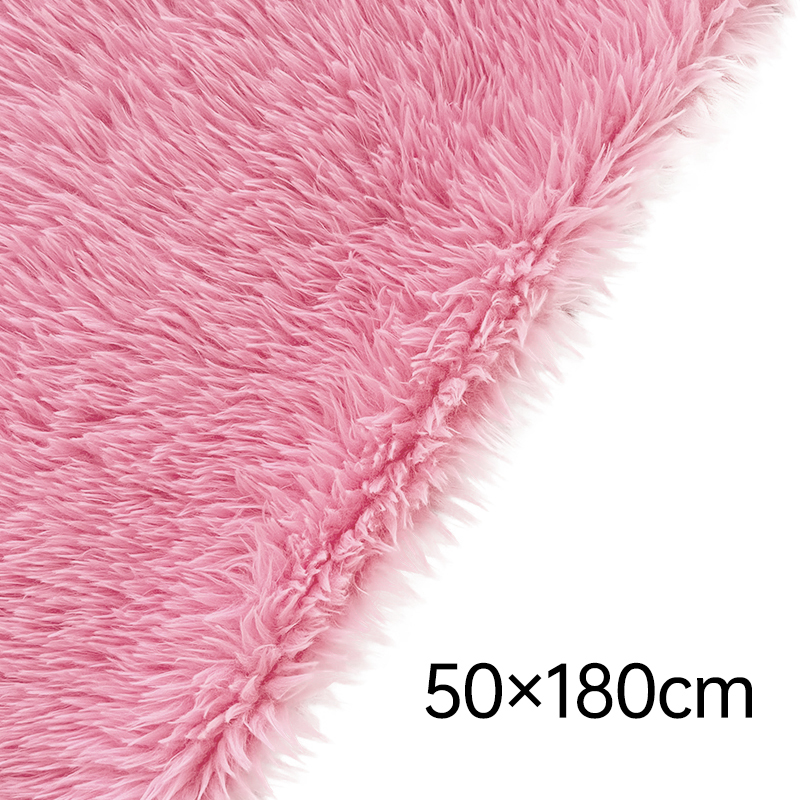 로즈 핑크 플러시 원단