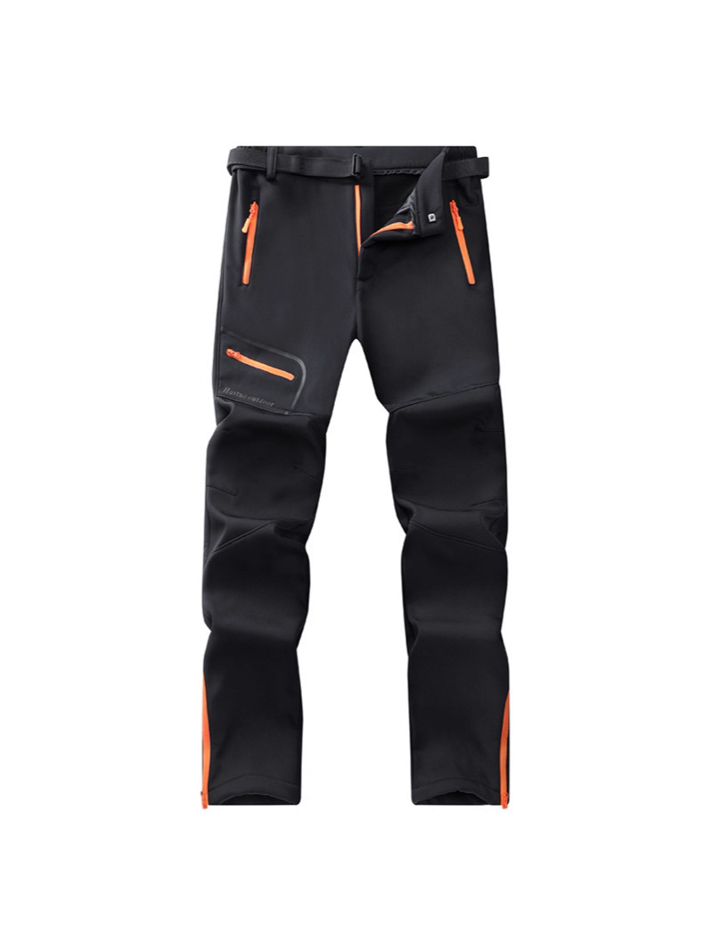 Pantalones de esquí impermeables al aire libre de lana europea transfronterizos con pantalones de esquí impermeables para hombres y pantalones de secado rápido para parejas impermeables para mujeres