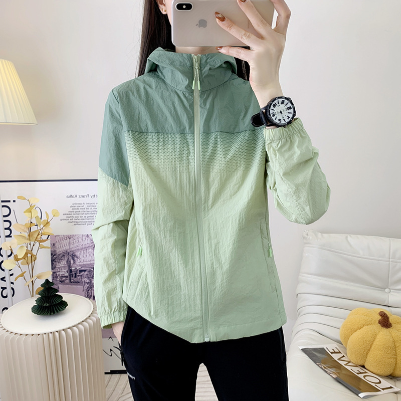 Summer New Hooded Sun Protection Clothing for Women, Anti-Uv Skin Clothing, High Quality, Casual, Breathable and Thin