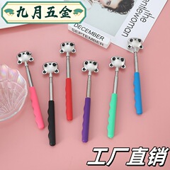 工場直販指紋ヤヤステンレス伸縮式かゆみマッサージャー、老人のためのかゆみかきくらべを求めていません