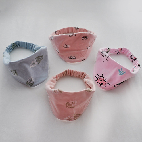 Factory direct supply new postpartum cap breathable cotton printed style for pregnant women and mothers, postpartum headscarf