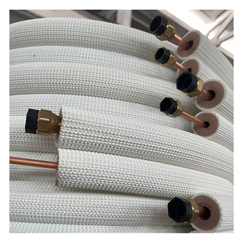 R32 aire acondicionado de algodón blanco tubo de aluminio de cobre aislamiento doméstico conector de acondicionador de aire acondicionado image 3