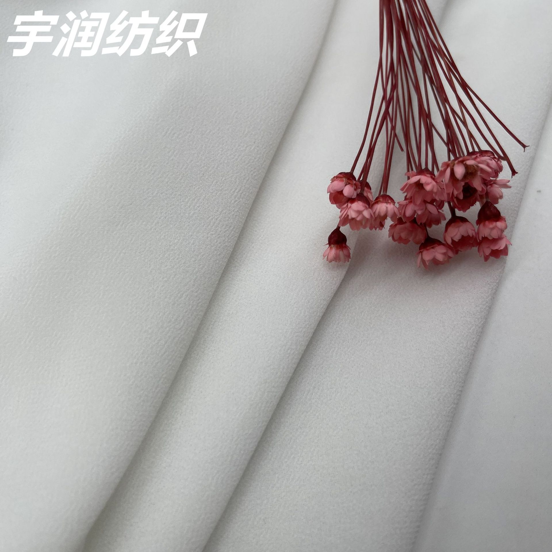 现货超高密珍珠雪纺布料 涤纶防晒透气连衣裙服装 襦裙汉服 面料