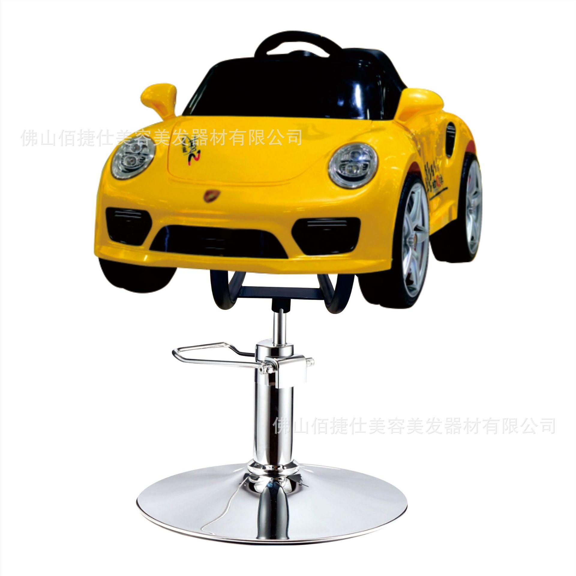 Asiento eléctrico de barbero infantil silla de barbero de automóvil elevación silla giratoria música barbero de automóvil para niños silla de corte de pelo para niños