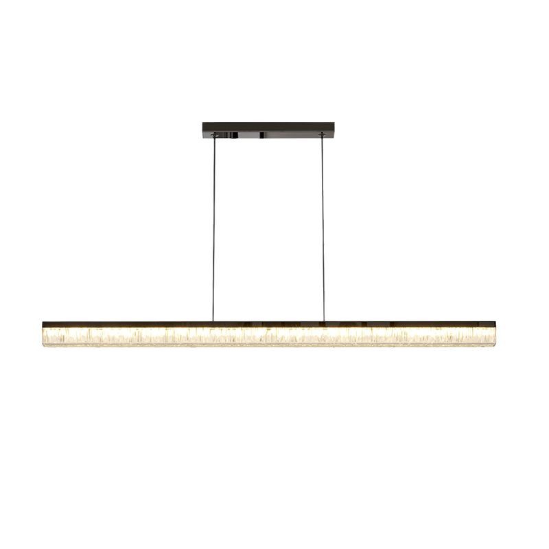 [Selección estricta] lámpara de lujo ligera de alto nivel minimalista sensacional bar de comedor mesa de comedor isla de una lámpara de tira larga