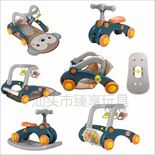 Cross-Border Amazon Seven-In-One Pedal Baby Stroller Toy Balance Board Fitness Stand Baby Walker
