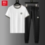 圆领夏季新款男士套装