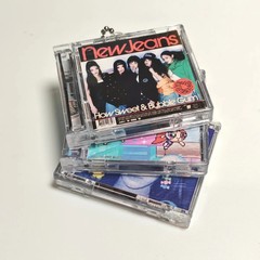日韩明星迷你CD挂件NFC钥匙扣亚克力粉丝应援周边