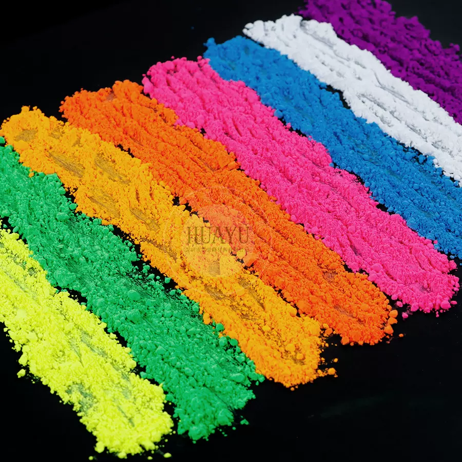 耐高温注塑荧光粉油漆油墨用荧光涂料色粉PP料注塑成型荧光粉批发