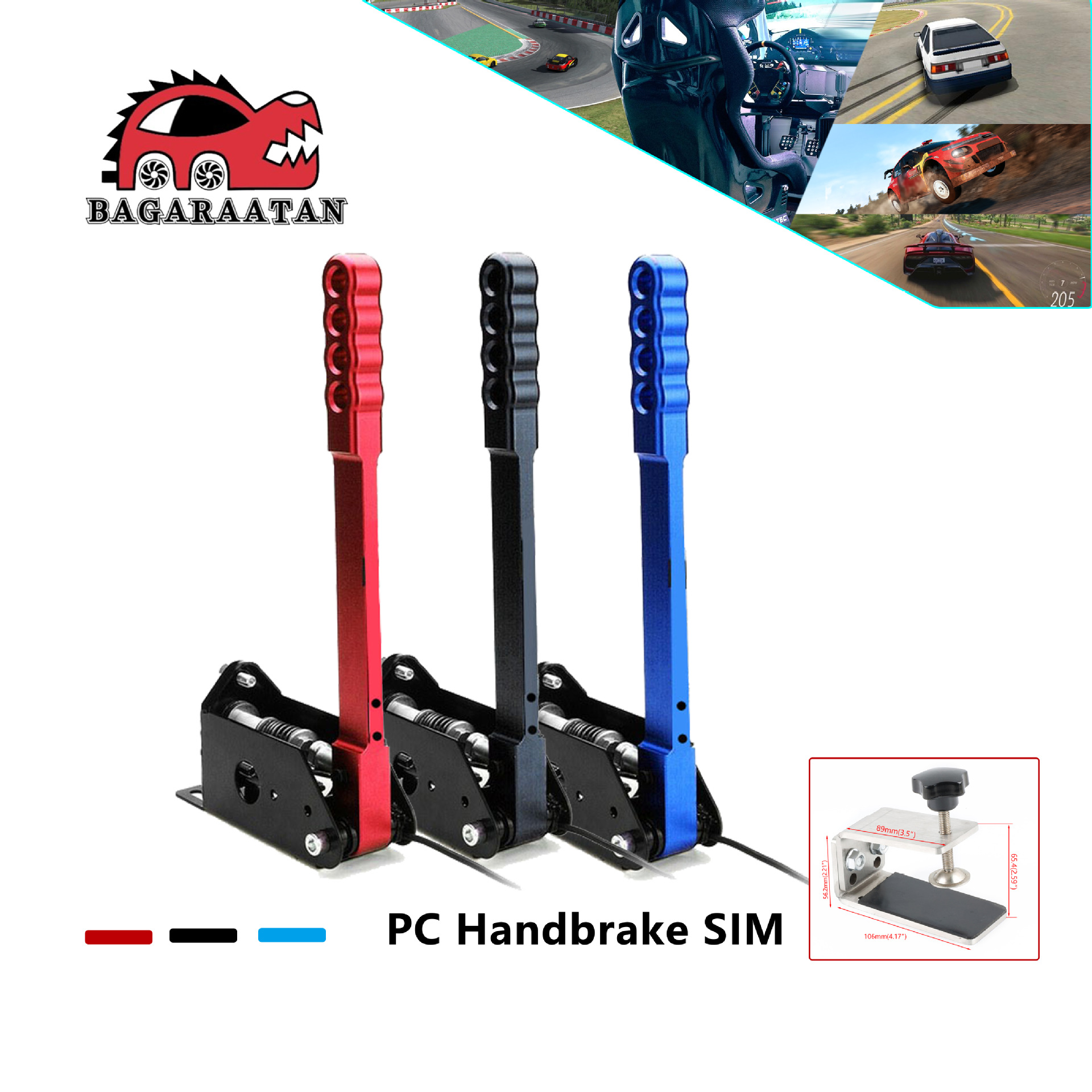 Cross-border exclusivo USB freno de mano para el polvo de carreras de rally deriva G27 G29 T500 FANATECOSW