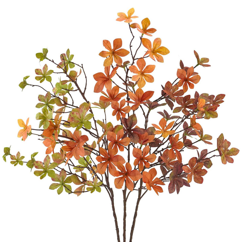 Artificial Plant Small Hanging Bell Golden Dragon Leaf Eucalyptus Autumn Artificial Green Plant Maple Leaf Cross-Border Artificial Flower Artificial Plant