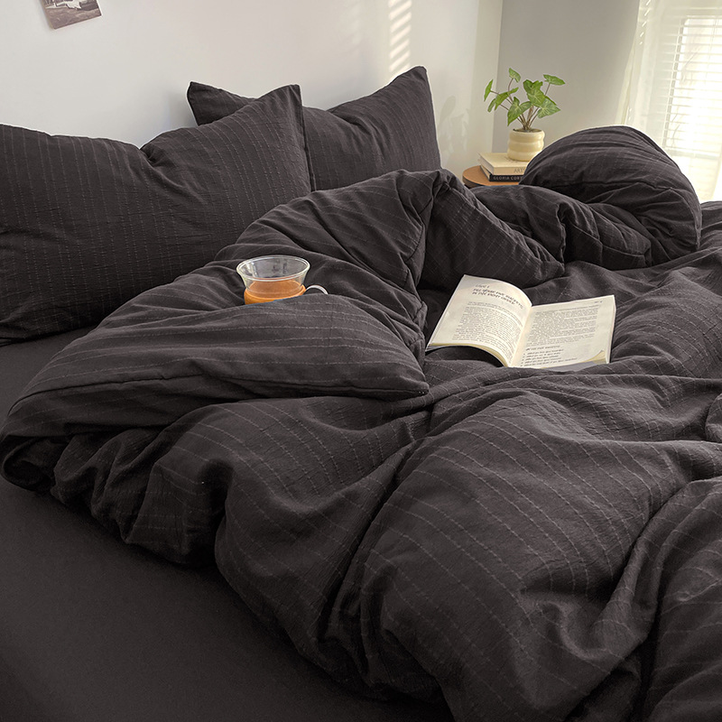 Madre y bebé clase A cama de cuatro piezas de algodón puro desnudo dormir cation engrosado sábanas de cama dormitorio Kasa tres 4 piezas de cama